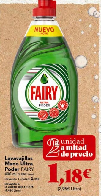Gadis Lavavajillas Mano Ultra Poder FAIRY oferta