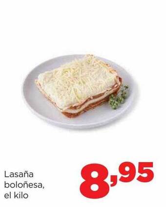 Alimerka Lasaña boloñesa oferta