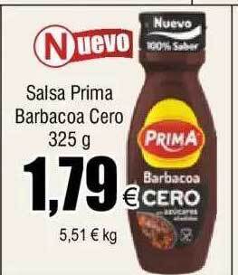 FROIZ Salsa prima barbacoa cero oferta