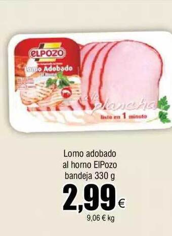 FROIZ Lomo adobado al horno elpozo bandeja oferta