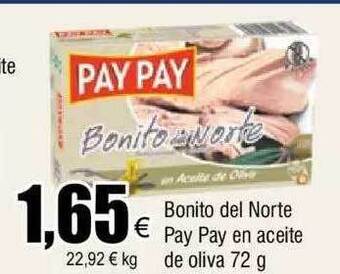 FROIZ Bonito del norte pay pay en aceite de oliva oferta