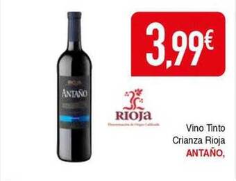 Masymas Vino tinto crianza rioja antaño oferta