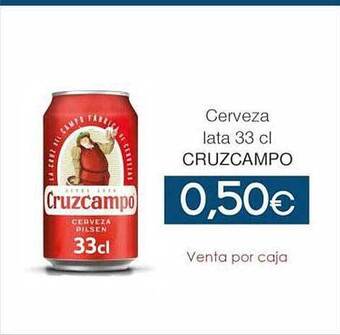 SPAR Lanzarote Cerveza lata cruzcampo oferta