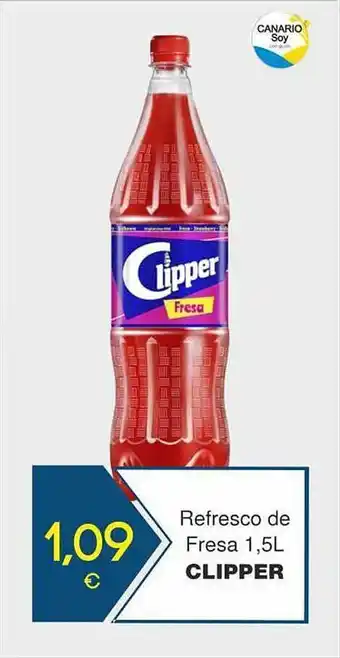 Refresco de fresa clipper