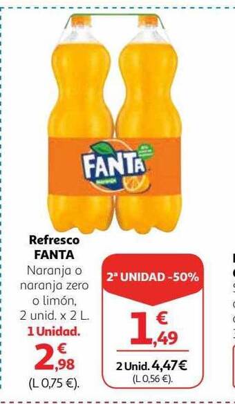 Alcampo Refresco fanta oferta