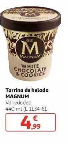 Alcampo Tarrina de helado magnum oferta