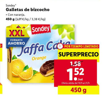 Lidl Galletas de Bizcocho oferta