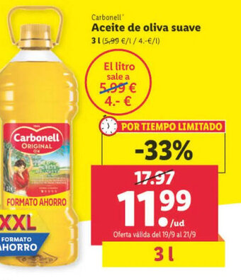 Lidl Aceite de Oliva Suave oferta