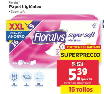 Lidl Papel Higiénico oferta