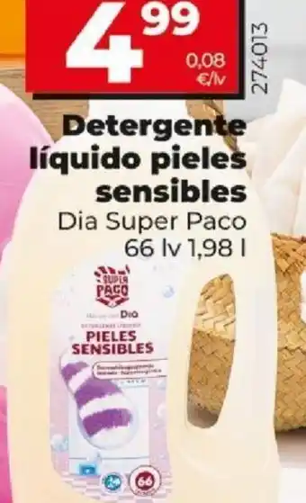 Dia Detergente Líquido Pieles Sensibles oferta