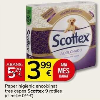 Consum Papel higiénico scottex oferta