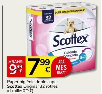 Consum Papel higiénico scottex oferta