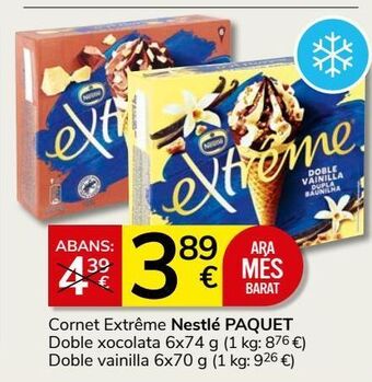 Consum Helados nestlé oferta