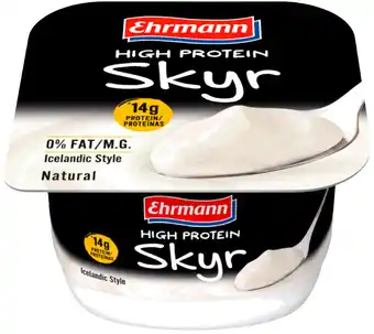 Consum Skyr high protein desnatat natural ehrmann 150g (1kg: 4,27€) oferta