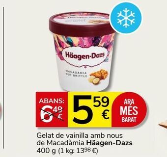 Consum Helados häagen-dazs oferta