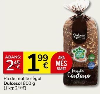 Consum Pan de molde dulcesol oferta