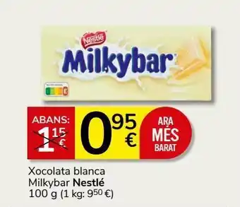 Consum Chocolate blanco nestlé oferta