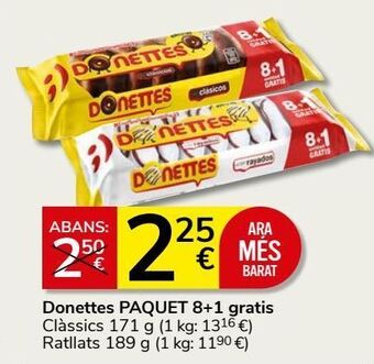Consum Rosquillas donettes oferta