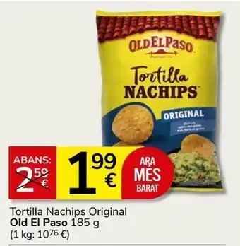 Consum Tortillas chips old el paso oferta