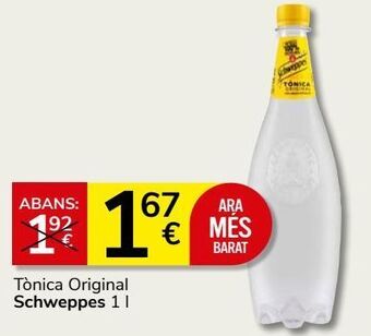 Consum Tónica schweppes oferta
