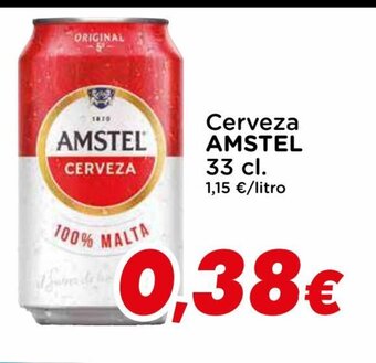 Supermercados Piedra Cerveza Amstel oferta