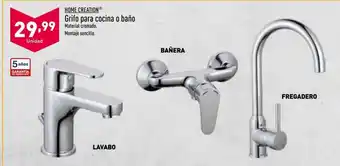 ALDI Home Creation Grifo para cocina o baño oferta
