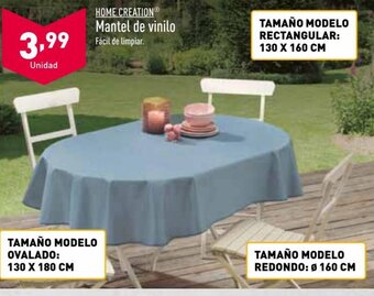 ALDI Home Creation Mantel de vinilo oferta