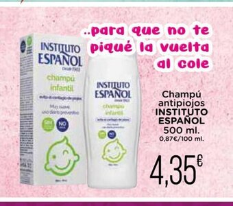 Supermercados Piedra Champu Antipiojos Instituto Espanol oferta