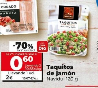 Dia Taquitos De Jamón oferta