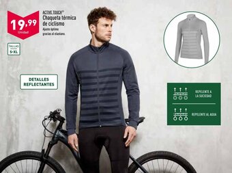 ALDI Active Touch Chaqueta térmica de ciclismo oferta