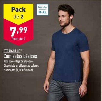 ALDI Straight Up Camisetas básicas oferta