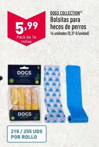 ALDI Dogs Collection Bolsitas para heces de perros oferta
