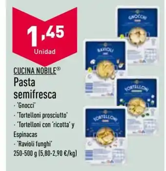 ALDI Cucina Nobile Pasta semifresca oferta