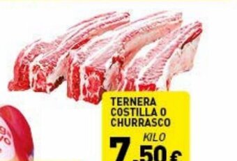 Hiperber Ternera costilla o churrasco oferta