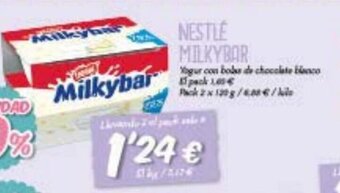 Hiperber Nestlé milkybar oferta