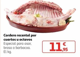 Alcampo Cordero recental por cuartos u octavos oferta