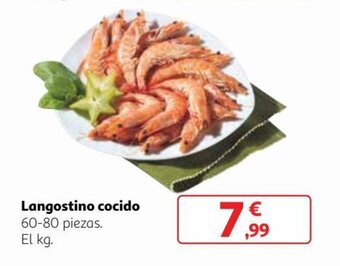 Alcampo Langostino cocido oferta