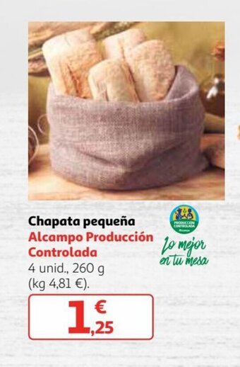 Alcampo Chapata pequeña oferta