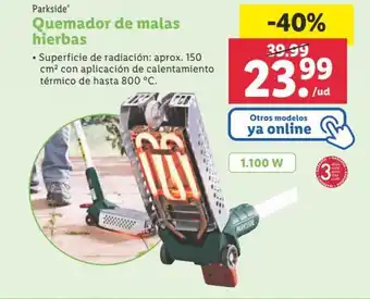 Lidl Quemador de malas hierbas oferta