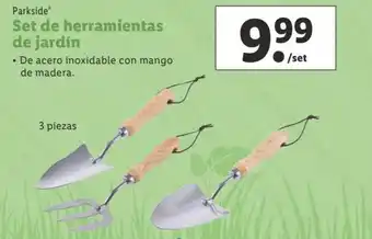 Lidl Set de herramientas de jardin oferta
