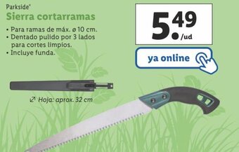 Lidl Sierra cortarramas oferta