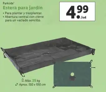 Lidl Estera para jardin oferta