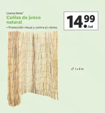 Lidl Cañizo de junco natural oferta