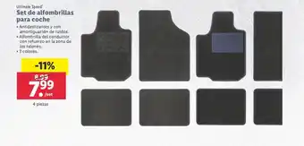 Lidl Set de alfombrillas para coche oferta