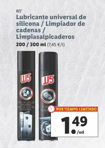 Lidl Lubricante universal de silicona / limpiador de cadenas / limpiasalpicaderos oferta