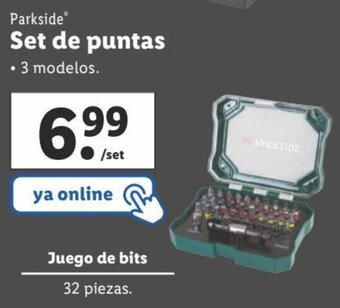 Lidl Set de puntas oferta