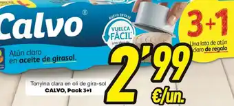 SPAR Calvo, Pack 3+1 oferta