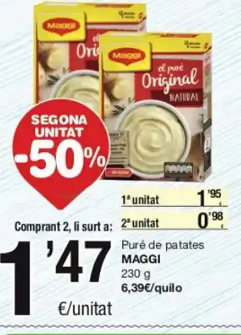 SPAR Maggi Puré de Patates oferta