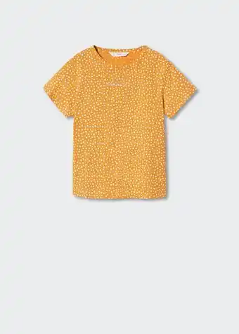 Mango Kids Camiseta logo estampada oferta