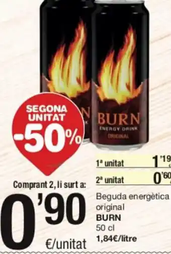 SPAR Burn Beguda Energètica Original oferta